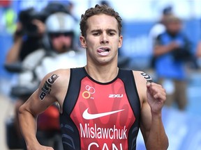 Tyler Mislawchuk, 24, recently became the first Canadian male to win a medal at an ITU World Triathlon Series event.