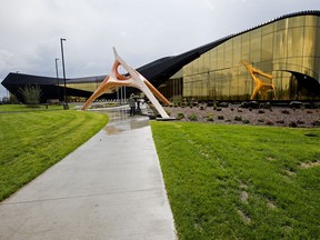 Edmonton Police Service's northwest campus, along 127 Street near 185 Avenue, in Edmonton Friday July 19, 2019. Roof leaks have delayed construction, pushing the building's completion date into 2020. Photo by David Bloom