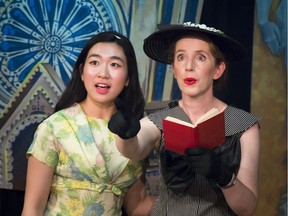 Heeyun Park, left, stars in the Walterdale Theatre production of The Light in the Piazza. Scott Henderson/Henderson Images