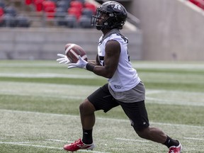 Ottawa Redblacks WR Devonte Dedmon during team practice at TD Place on July 29, 2019.