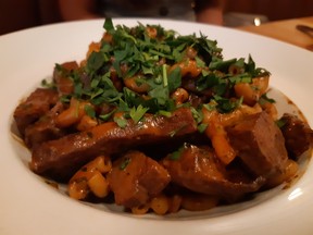 If the beef was less chewy, Say Uncle's stroganoff would have been a winner. Photos by GRAHAM HICKS/ EDMONTON SUN