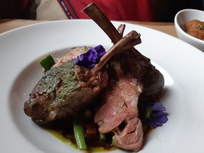 Lyon's lamb shoulder rack is excellent and, at $20, extremely good value: Photos by GRAHAM HICKS / EDMONTON SUN