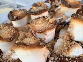 S'more pizza from Chef Paul Shufelt.