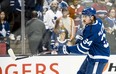 Toronto Maple Leafs centre Auston Matthews warms up prior to Wednesday's pre-season game against Montreal. (THE CANADIAN PRESS)