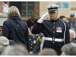 Edmonton Fire Rescue Services held a ceremony at the Firefighter's Memorial Plaza in Edmonton on Wednesday September 11, 2019 to honour the active and retired members from Edmonton Fire Rescue Services who have passed away during the past year. The Edmonton Firefighters Memorial Society holds this remembrance service annually on a day that also marks the anniversary of the terrorist attacks on the World Trade Centre in New York, the single greatest loss of firefighters in history.