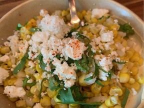 Esquites, aka corn salad, from Chef Paul Shufelt.