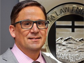 Acting Superintendent Dwayne Lakusta, a 24-year member of the Edmonton Police Service, was announced as the new CEO of ALERT on Wednesday.