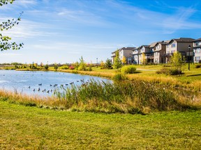Allard is a community with easy access to both the airport and to downtown Edmonton.