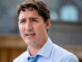 Canada's Prime Minister Justin Trudeau speaks during an election campaign stop in Brampton, Ontario, Canada September 22, 2019.