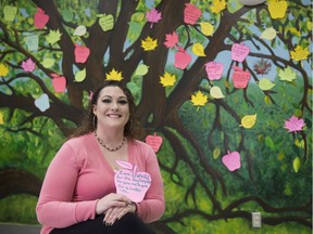 Lawna Anderson talked about her experience as a former patient at the Day Hospital on Oct. 3, 2019. The Edmonton Zone Day Hospital program for mental health patients at Alberta Hospital is a three-week program for patients who don't need hospitalization but are in need of more intensive or acute services