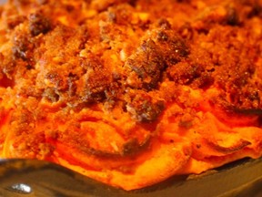 Yam casserole from Chef Paul Shufelt.