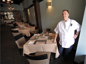 Larry Stewart in the remodeled Hardware Grill in Edmonton in this file photo.