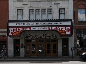 The Princess Theatre on Whyte Avenue in Edmonton is seen in this Thursday June 26, 2014 file photo. (John Lucas/Postmedia)