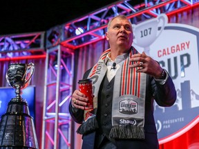 CFL Commissioner Randy Ambrosie addresses the media during the State of the League news conference during the 107th Grey Cup in Calgary on Friday, November 22, 2019 i. Al Charest/Postmedia