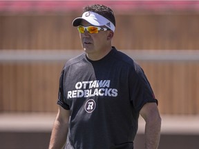 Ottawa Redblacks offensive coordinator Jaime Elizondo.