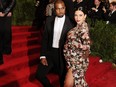 Kanye West and Kim Kardashian attend the Costume Institute Gala for the "PUNK: Chaos to Couture" exhibition at the Metropolitan Museum of Art on May 6, 2013 in New York City. (Dimitrios Kambouris/Getty Images)