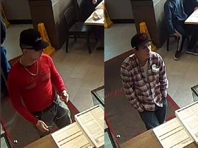 The Alberta RCMP Major Crimes Unit is looking for assistance to identify the two males in the attached photos. Photos supplied by RCMP