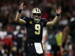 Drew Brees and the New Orleans Saints put up some big points, but lost to San Francisco.