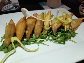 The foie gras triangles from Brasserie Bardot, a second restaurant by Violino.