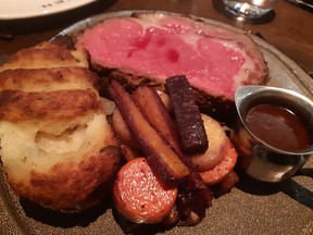 Braven's prime rib will make meat-lovers think they have died and gone to heaven. Photos by GRAHAM HICKS/EDMONTON SUN