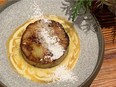 Chef Paul Shufelt's baked apple croissant pudding. Supplied