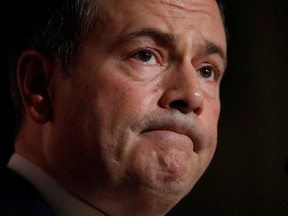 Premier Jason Kenney speaks at an event in Ottawa on Dec. 9, 2019.