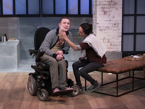 Christopher Imbrosciano (left) and Bahareh Yaraghi star in Cost of Living, running Jan. 11 to Feb. 2 at the Citadel.