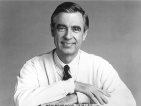 Fred Rogers, the host of the children's television series, "Mr. Rogers' Neighborhood."