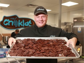 Brad Churchill, president of Choklat, says multiple cannabis companies have approached his plant about producing cannabis-infused chocolates. He's planning on hiring as many as 25 people to help meet the sudden demand.