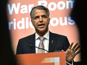 Irfan Sabir, NDP Opposition critic for energy, called for scrapping of the energy war room after a string of failures, in Edmonton on Monday, Jan. 6, 2020.