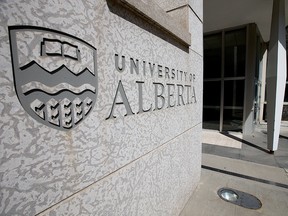 The Education building at University of Alberta, in Edmonton in seen in a May 16, 2018, file photo.