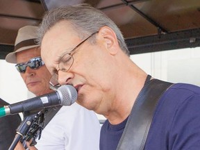 Guitarist and CKUA broadcaster Lionel Rault leads his band during a performance in 2015. Rault will be ending his time as a DJ at CKUA. Gordon Deeks/Supplied