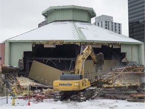 The Baccarat Casino demolition began Thursday, Feb. 7, 2020, and is expected to take about three weeks to complete. Built in 1996 the casino building site will become a parking lot until phase two of Ice District development begins.