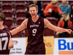 MacEwan Griffins volleyball's Max Vriend is just 11 kills shy from becoming the 24th player in Canada West Conference menís volleyball history with 1,000 for on the career.