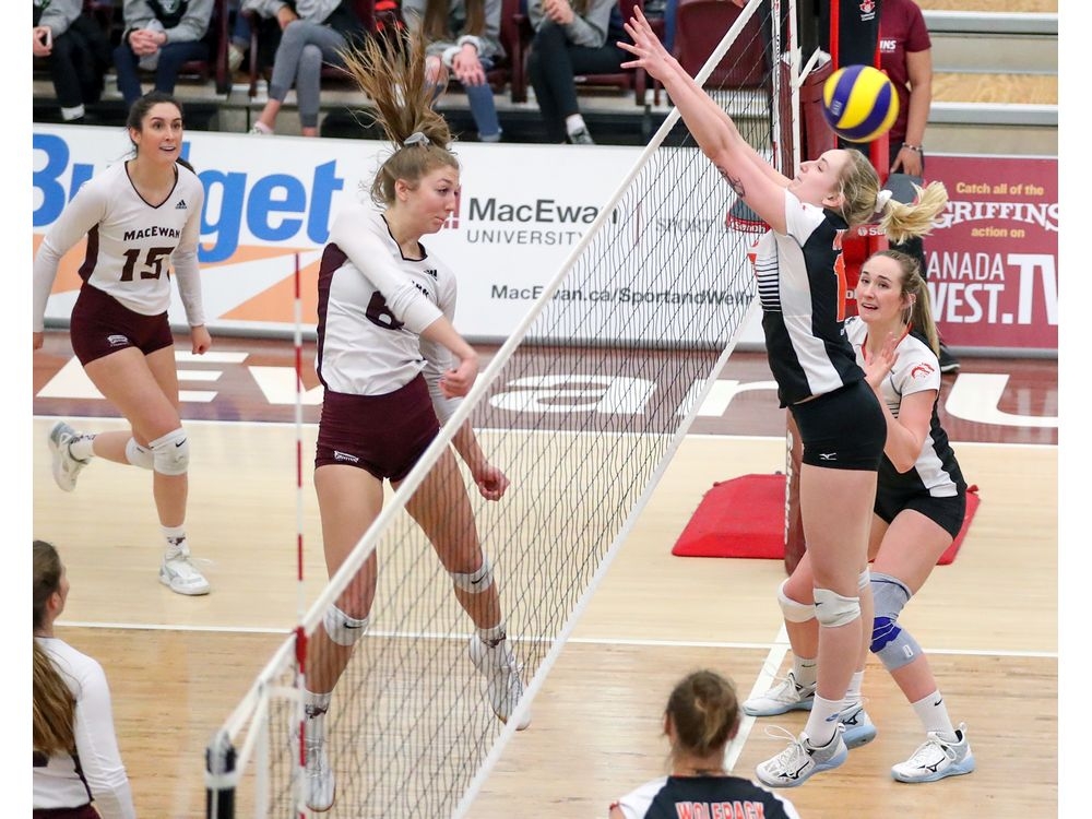 Griffins giving Edmonton double dose of women's volleyball playoffs