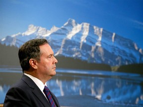 Alberta Premier Jason Kenney speaks to media in Calgary on Tuesday, February 11, 2020. Jim Wells/Postmedia