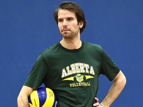 University of Alberta Golden Bears men's volleyball head coach, Brock Davidiuk.