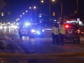 Toronto Police are investigating the city's 11th murder of the year after a woman was found bludgeoned to death on a sidewalk near Sheppard Ave. E. and Havenview Rd., east of McCowan Rd., in Scarborough on Friday, Feb. 21, 2020.