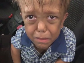 Quaden Bayles' mother filmed the distraught boy following the latest bullying episode he endured at school in Australia earlier this week.