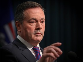 Alberta premier Jason Kenney during a media availability on Monday March 9, 2020, in Calgary regarding the recent global economic events. Al Charest / Postmedia