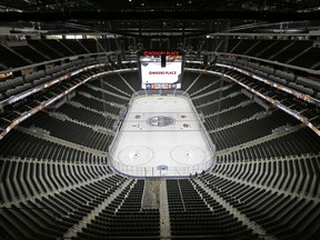 An empty Rogers Place.