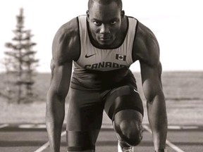 Sprinter Ben Williams at the K of C Games in Saskatoon, Sask. in 2019.