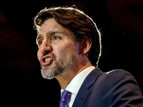 Canada's Prime Minister Justin Trudeau speaks at the Prospectors and Developers Association of Canada (PDAC) annual conference in Toronto, Ontario, Canada March 2, 2020.