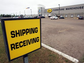 Leon's furniture store in Edmonton, Alta. (Candace Elliott/Edmonton Journal)