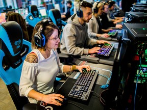 The Lambton Esports Open is taking place at Lambton College during the college's spring open house March 28. Venues including the college's esports arena, pictured, are being used. (Handout)    ORG XMIT: POS1811281534411396