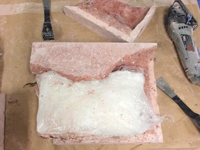 04/07/2020 — CBSA announced Tuesday that a shipment of 106 kilograms of methamphetamine was seized at the Tsawwassen Container Examination Facility (TCEF).