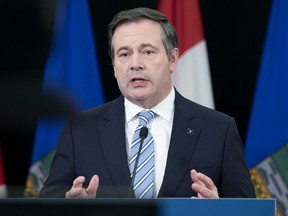 Premier Jason Kenney provides an update, from Edmonton on Wednesday, May 13, 2020, on COVID-19 and the ongoing work to protect public health, and the relaunch of the¤Alberta economy.