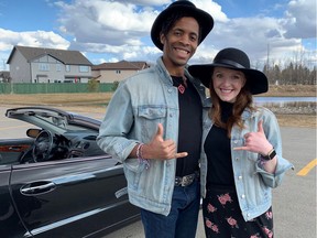 Stevon Artis and Kayla Kimo are getting married in a church parking lot on Thursday, May 21, 2020, with guests who will stay in their cars.