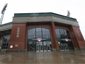 The city has signed a new 10-year deal with a group led by Randy Gregg for baseball to remain at Re/Max Field, shown on rainy Thursday, May 21, 2020.