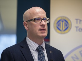 Alberta Teachers’ Association (ATA) president Jason Schilling seen in a file photo. The ATA says new legislation making it easier to establish charter schools would do little to help the majority of students.